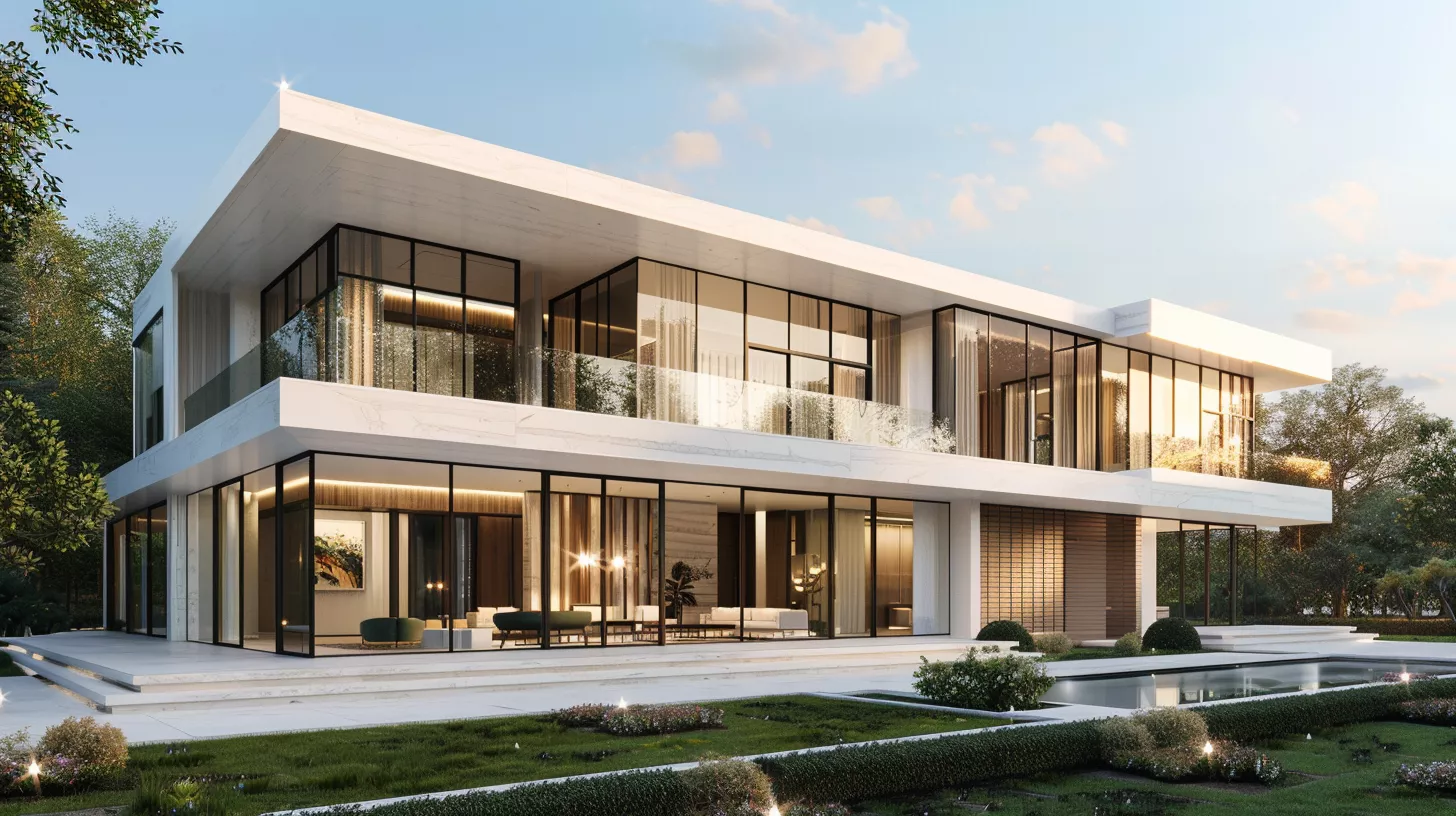 Minimalist Luxury Villa – Simple Modern Luxury Villa Facade Minimalist Luxury Villa – Simple Modern Luxury Villa Facade